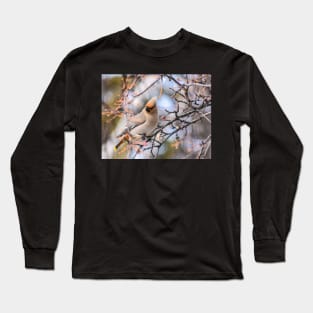 Bohemian Waxwing Long Sleeve T-Shirt